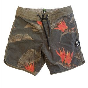 Volcom boys swim trunks